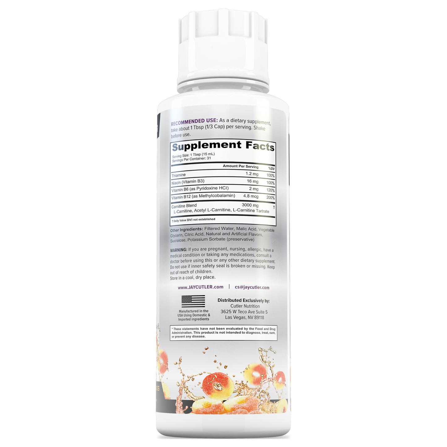 Carnitine Liquid 3000: Energy Ignite Formula